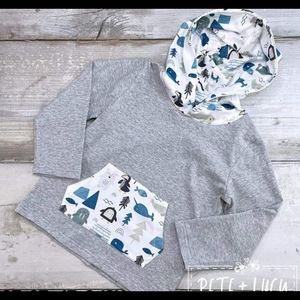 Artic Friends 4t Thin Hoodie